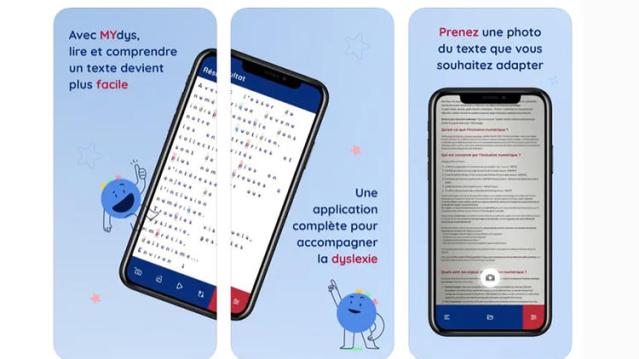 MYdys,une application pour surmonter la dyslexie en classe et à la maison